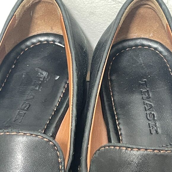 H.S. Trask Shoes Mens 9.5M Handsewn Loafers‎ Black Leather Slip On Driving Moc main image 14